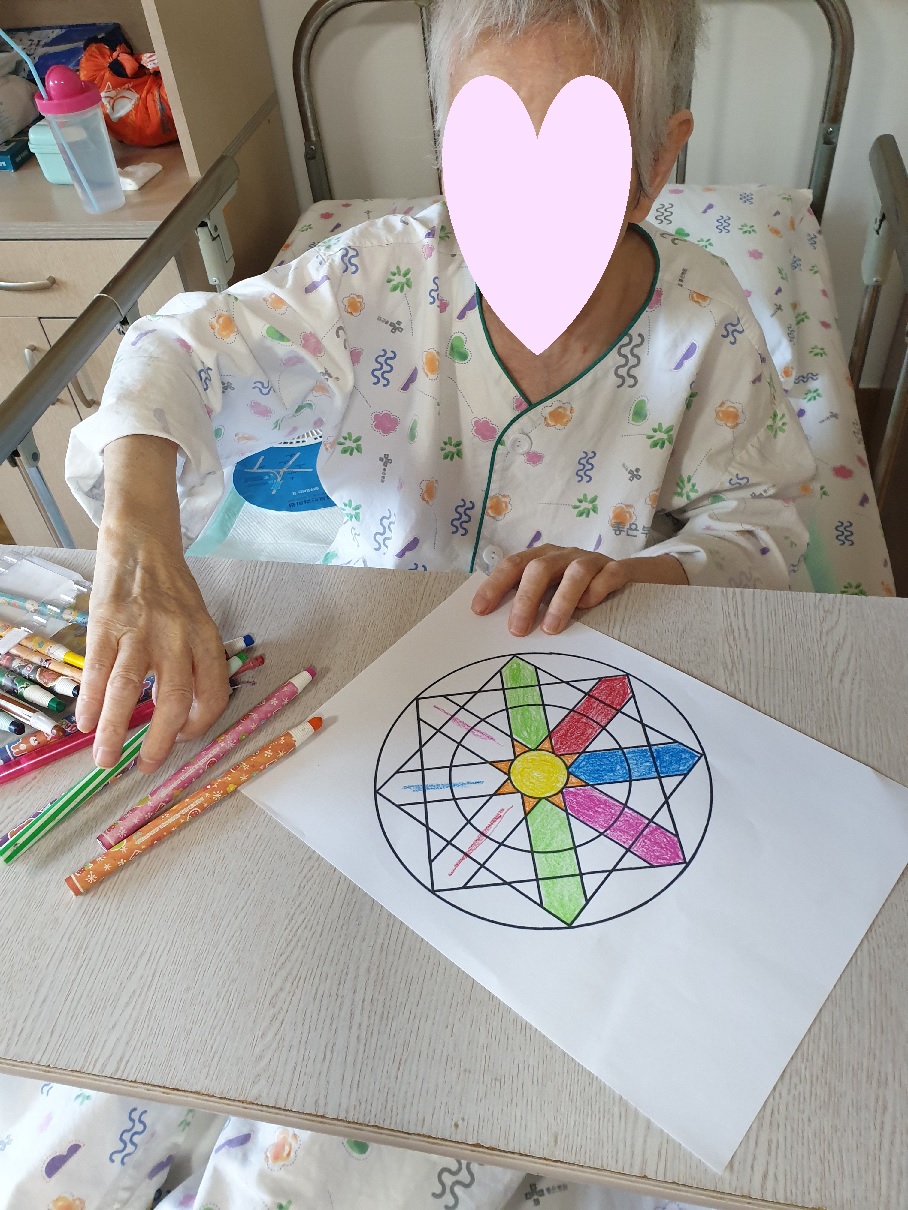 만다라색칠하기