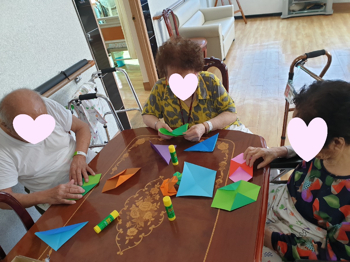 버섯종이접기 