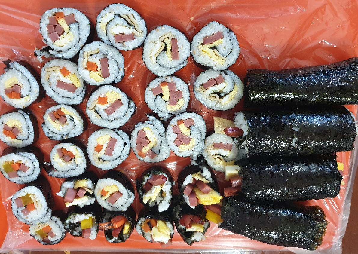 꼬마김밥만들기