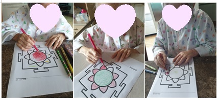 만다라색칠하기